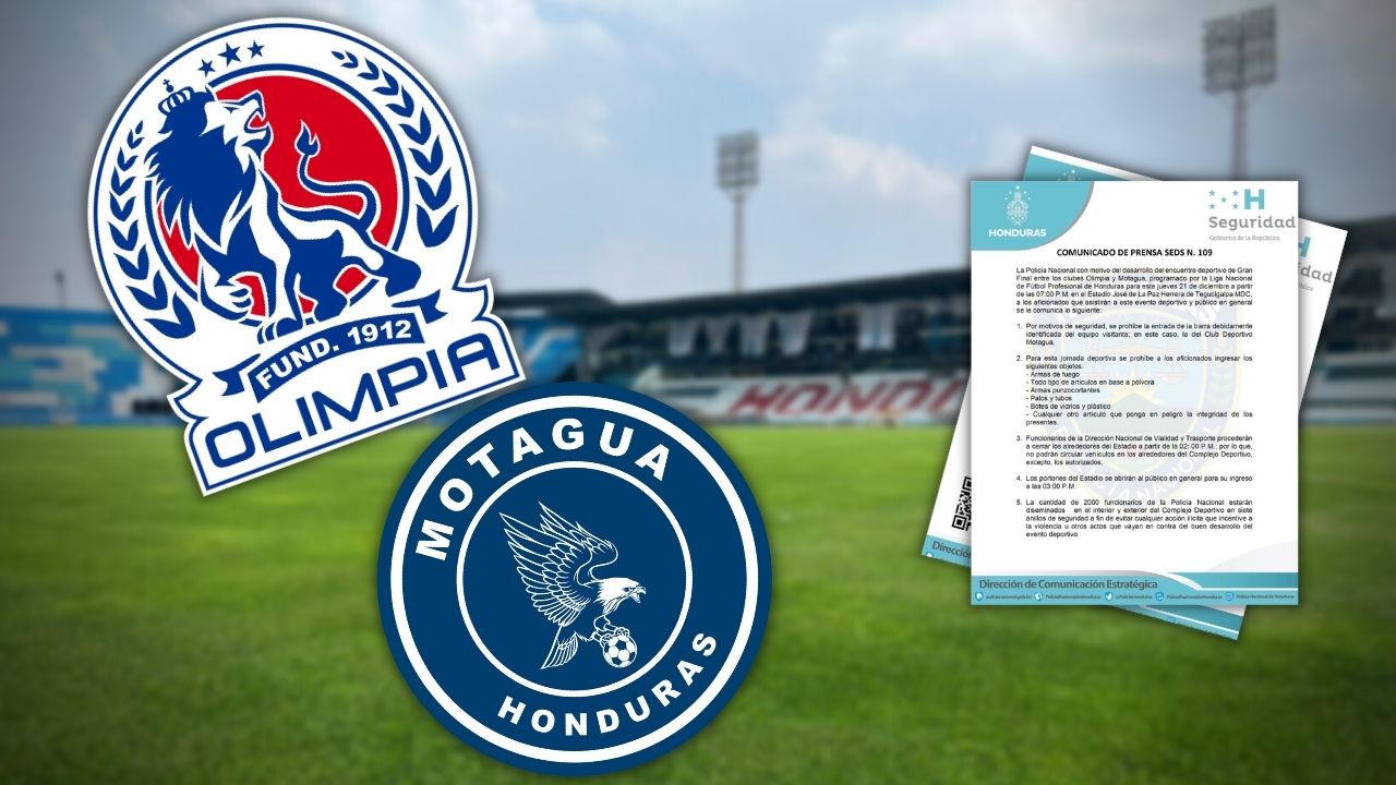 Imagen Principal de Nota: Gran final Olimpia vs. Motagua: ¿a qué hora cerrarán las calles de acceso al Nacional?