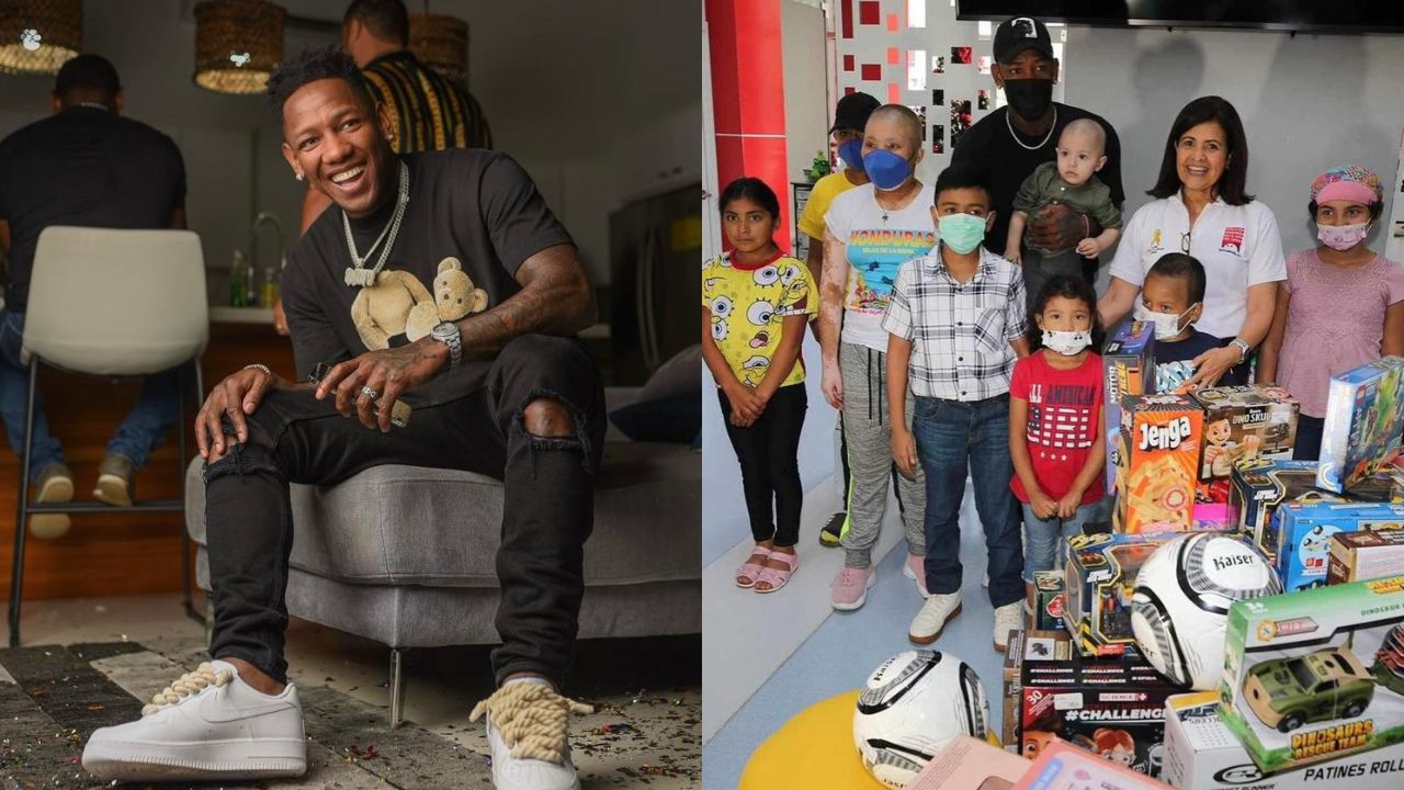 Imagen Principal de Nota: Romell Quioto llevó juguetes y sonrisas a los niños con cáncer