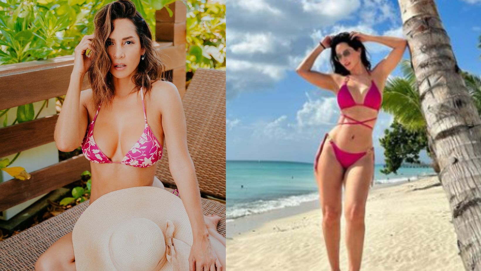 Imagen Principal de Nota: Carmen Villalobos subió la temperatura a sus 40 años luciendo un sexy traje de baño