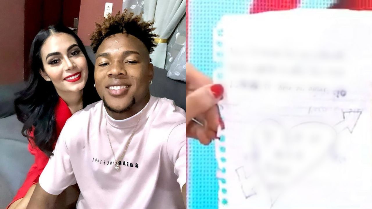 Imagen Principal de Nota: La romántica carta que Yeison Mejía escribió a su novia quedó al descubierto en 'El Hilo'