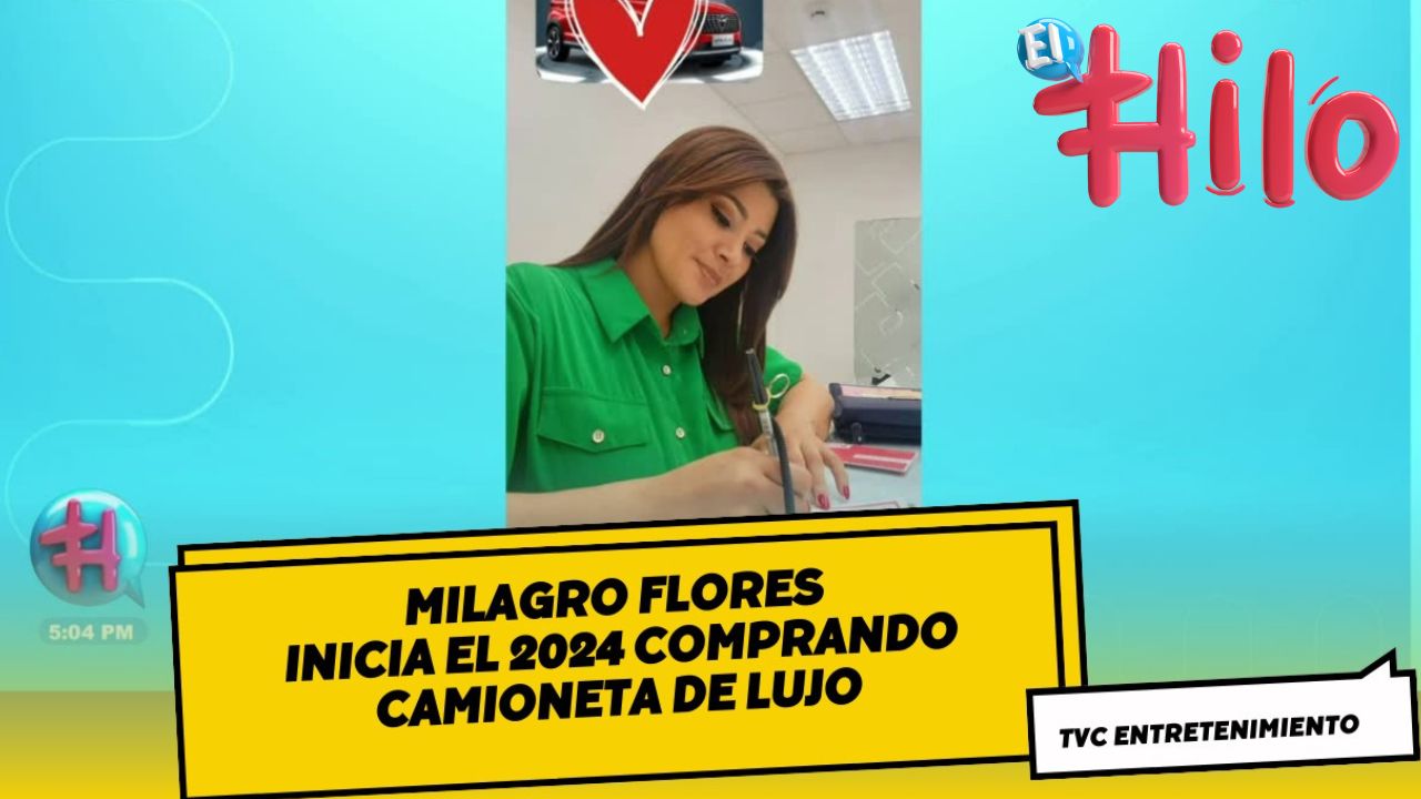 Imagen Principal de Nota: Milagro Flores debuta en 2024 con estilo: ¡Adquiere una camioneta de lujo!