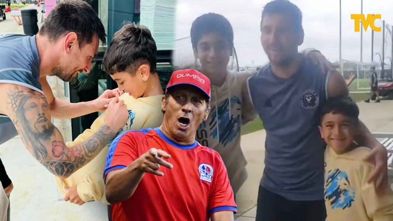 Imagen de Lionel Messi sorprende al hijo de Pedro Troglio con un autógrafo inolvidable