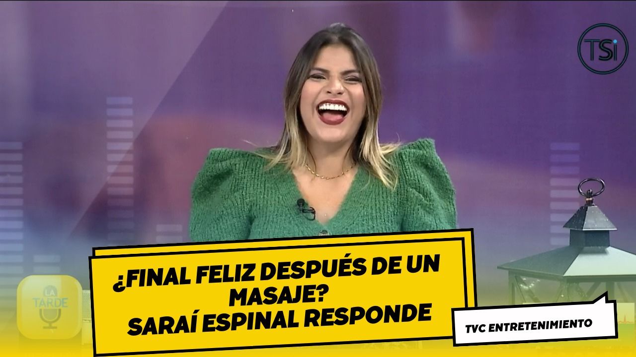 Imagen Principal de Nota: ¿Feliz después de un masaje? Saraí Espinal responde
