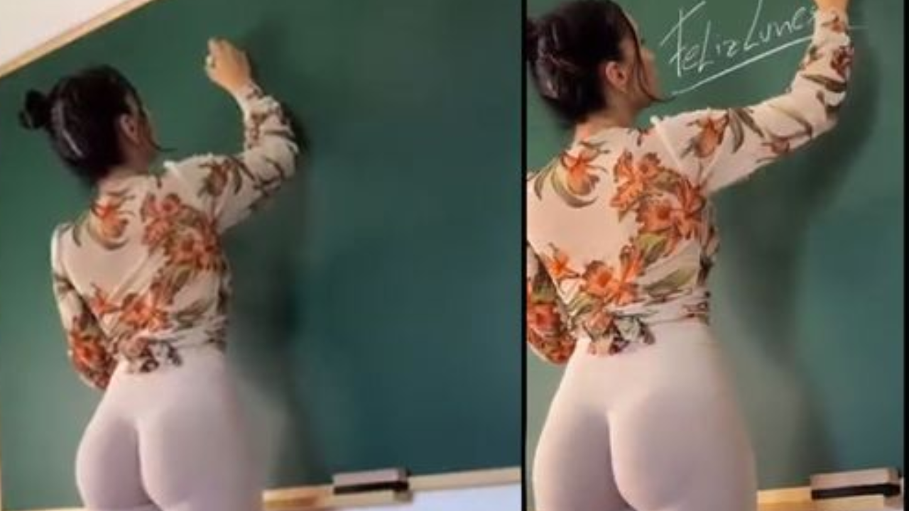 Imagen Principal de Nota: Maestra de español  se vuelve tendencia en TikTok por su espectacular figura