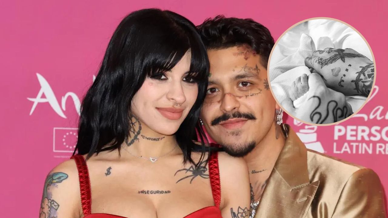 Imagen de Christian Nodal y Cazzu enternecen las redes con las primeras imágenes de su bebé Inti