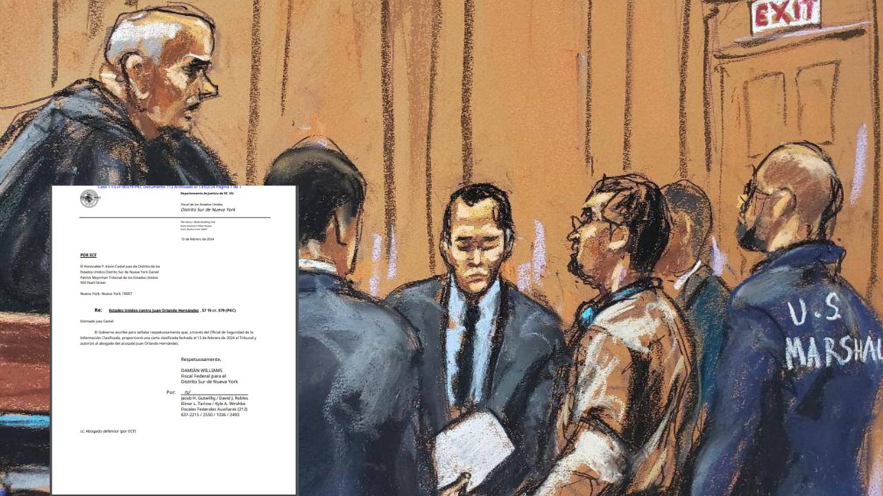 Imagen de Juicio de JOH: Fiscalía de Nueva York entrega 'carta clasificada'