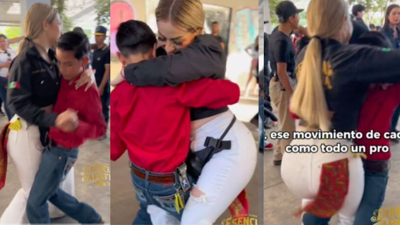 Imagen Principal de Nota: Maestra en medio de críticas por bailar quebradita con uno de sus alumnos