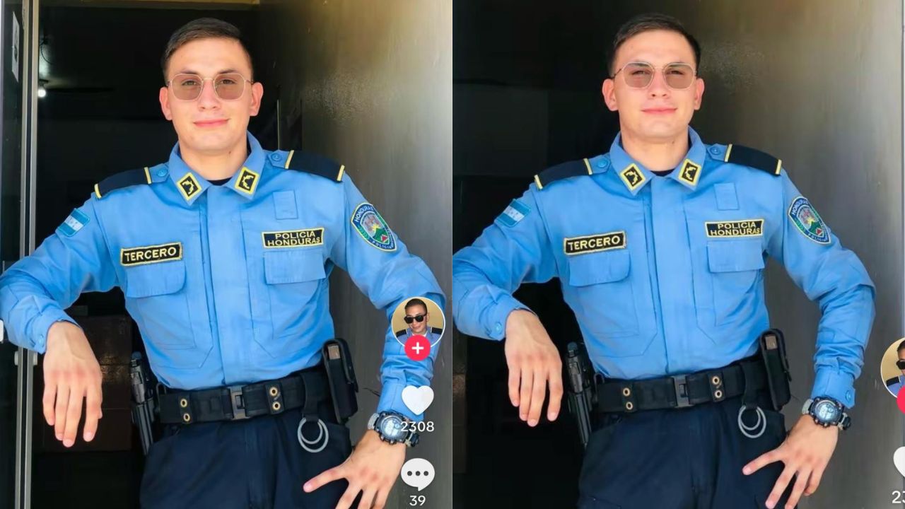 Imagen de '¡Deténganme, por favor!':  el irresistible encanto del policía hondureño que hace suspirar a todas