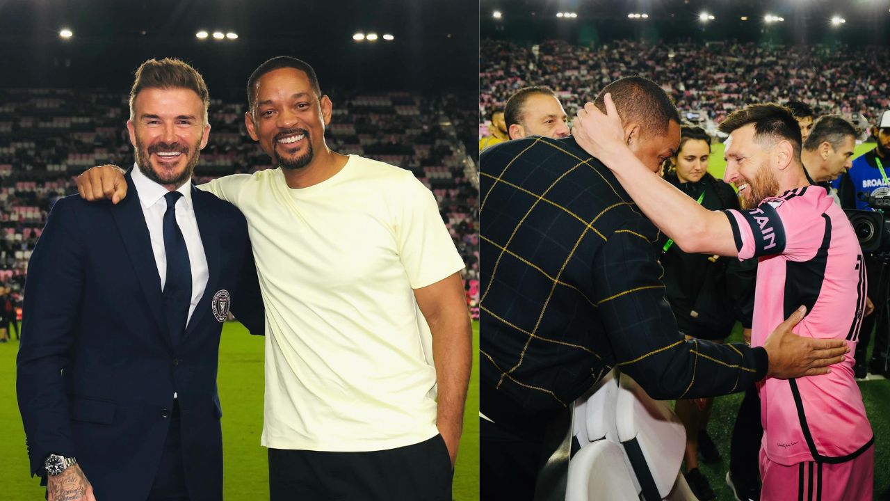 Imagen Principal de Nota: Will Smith se emociona al conocer a Lionel Messi en el Inter Miami
