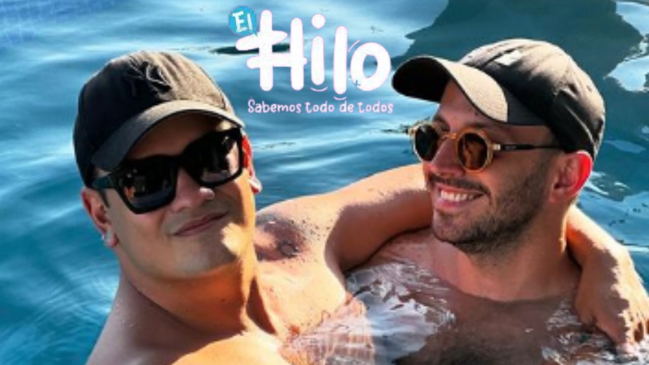Imagen Principal de Nota: Javier Segovia y su esposo Eduardo Antúnez disfrutan de la bella playa de Útila
