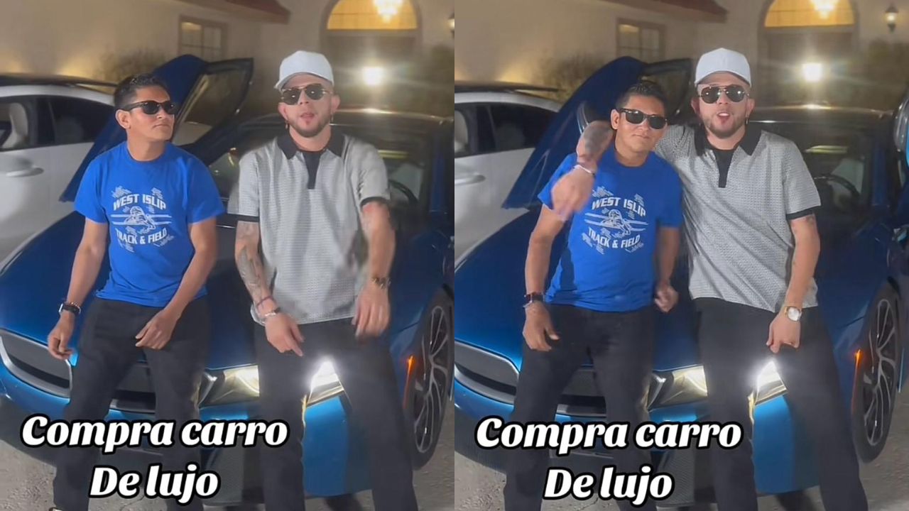 Imagen Principal de Nota: Herminio Juárez compró un lujoso auto y lo presumió junto a 'MR JC'
