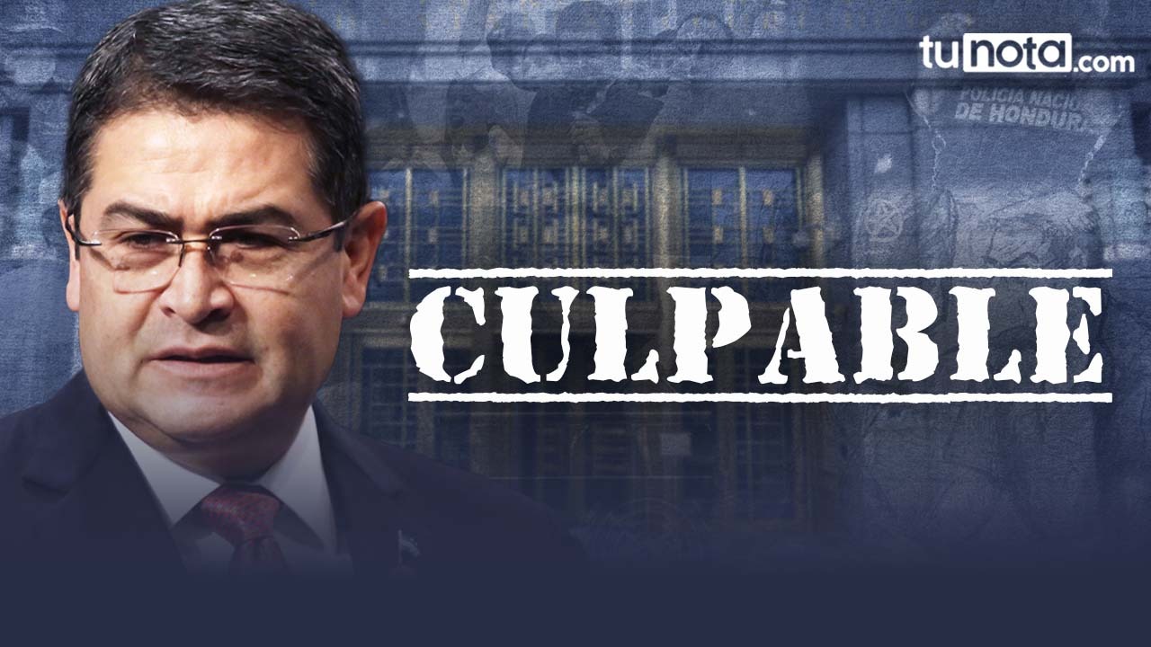 Imagen Principal de Nota: ¡CULPABLE! Juan Orlando Hernández conspiró para traficar drogas a EE. UU.