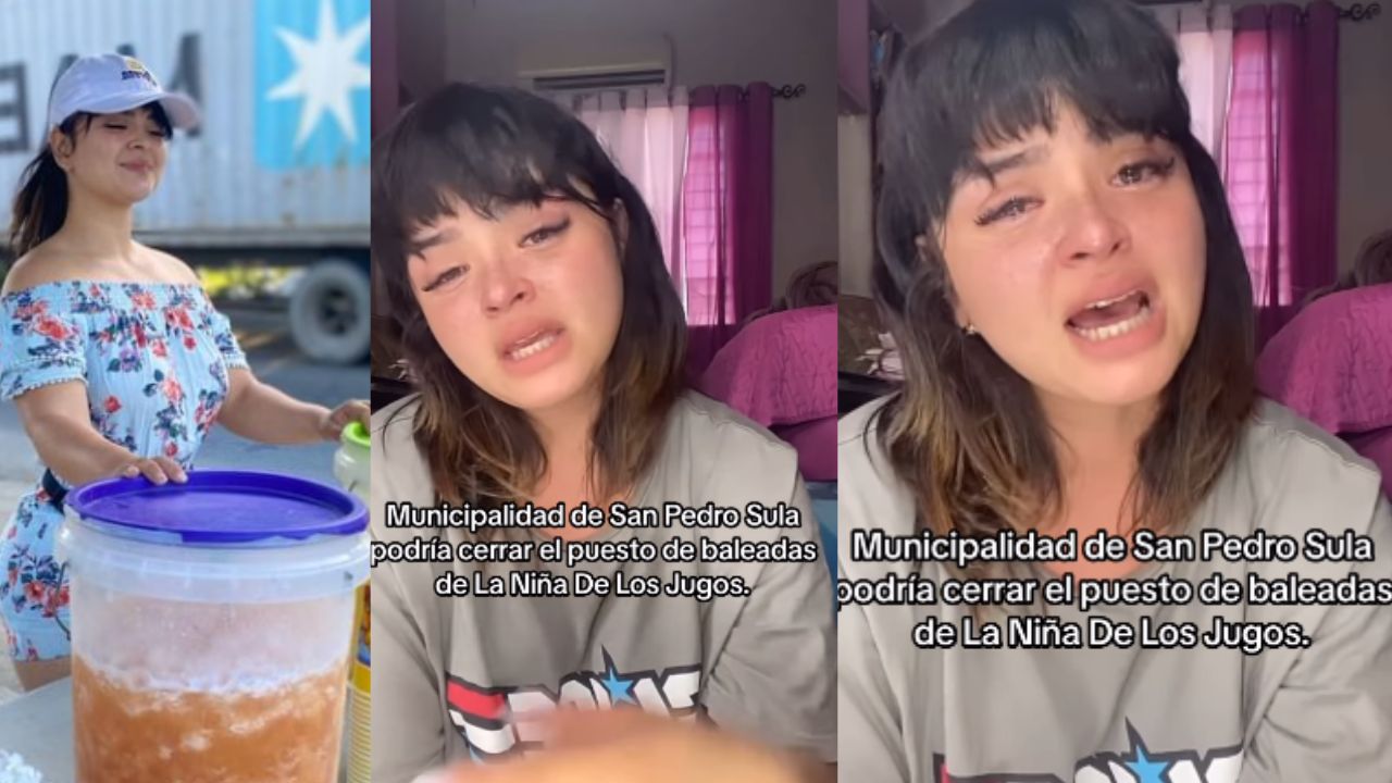 Imagen Principal de Nota: 'La niña de jugos y baleadas' llora al anunciar que la alcaldía de San Pedro Sula podría cerrar su negocio