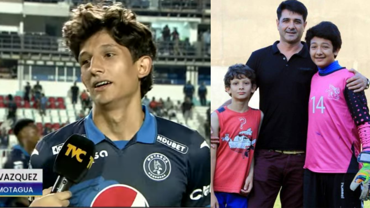 Imagen Principal de Nota: Conoce a Mathías, hijo de Diego Vazquez, quien debutó con Motagua marcando un gol impresionante