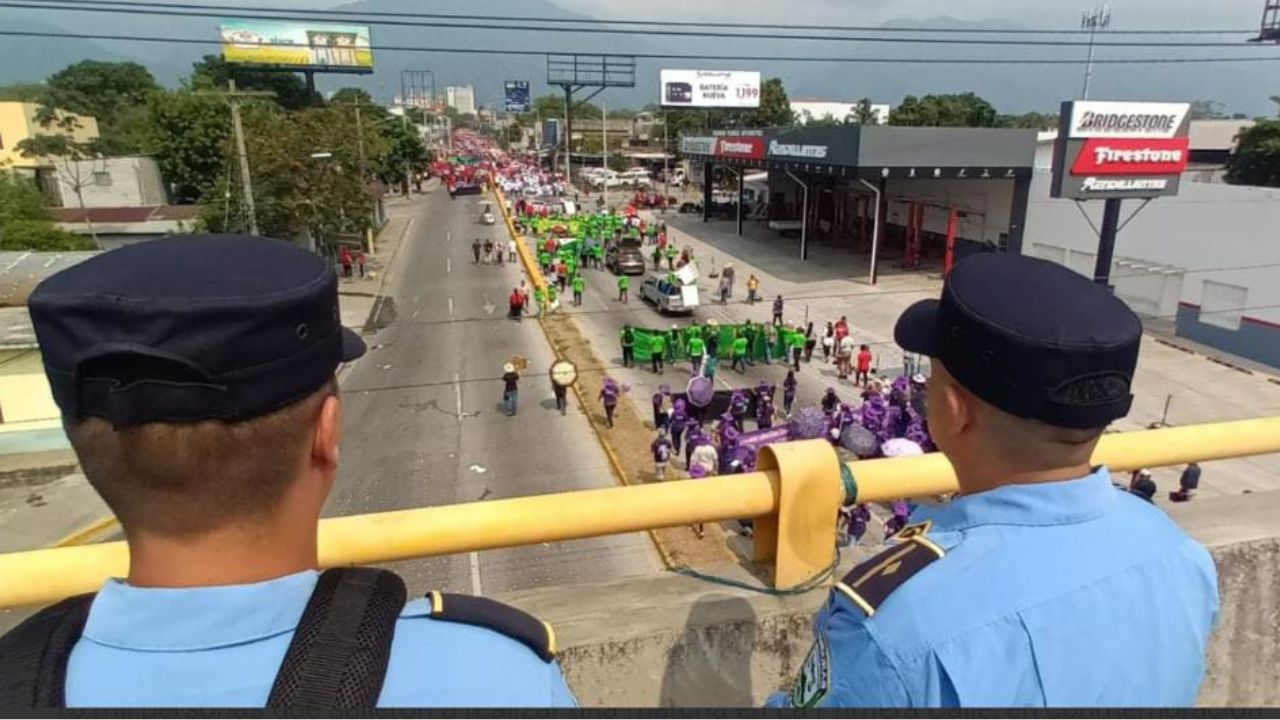 Imagen Principal de Nota: Marcha del 1 de mayo: Cierre de calles en la capital por el Día del Trabajador en Honduras