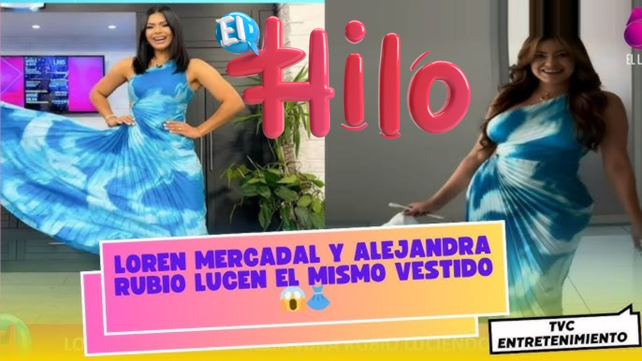 Imagen Principal de Nota: Duelo de estilo: Loren Mercadal y Alejandra Rubio lucen el mismo vestido