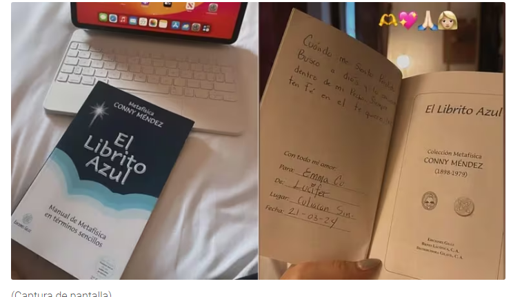 Libro que leé Emma Coronel (IG: EmmaCoronel9oficial)