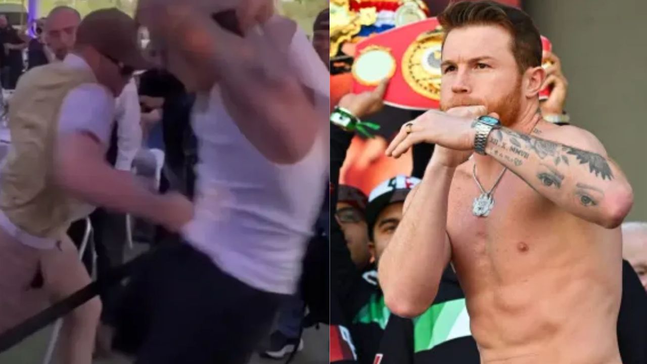 Imagen Principal de Nota: 'Canelo' Álvarez cumple sueño de fanático y le propina demoledor gancho al hígado
