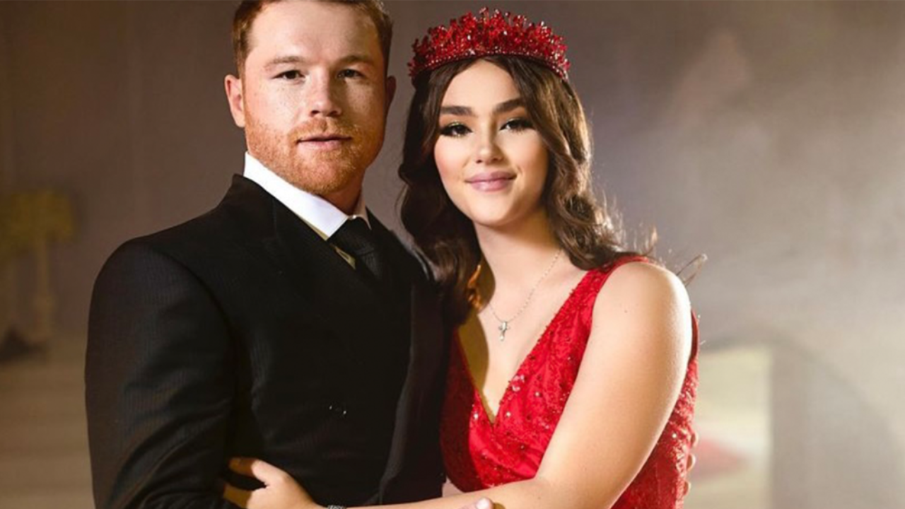 Canelo y su hija mayor