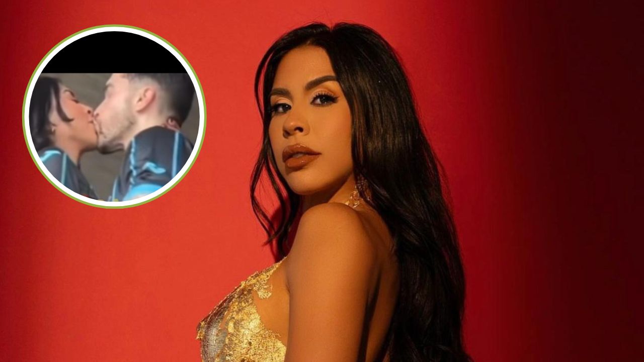 Imagen de María José Alvarado revela su nuevo romance con tremendo beso