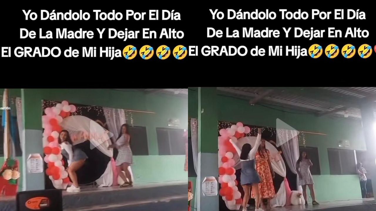 Imagen Principal de Nota: Hondureña se roba el show al perrear en celebración del Día de las Madres