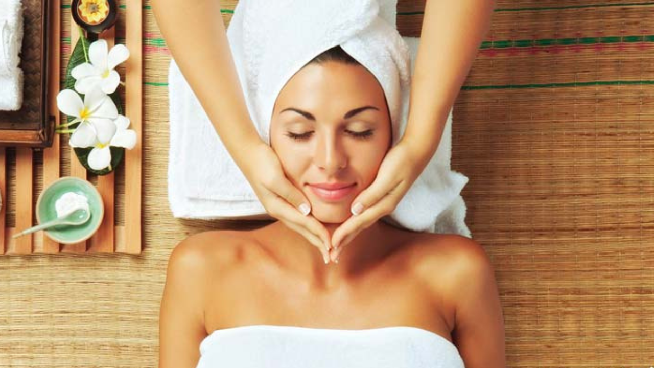 Mujer en spa
