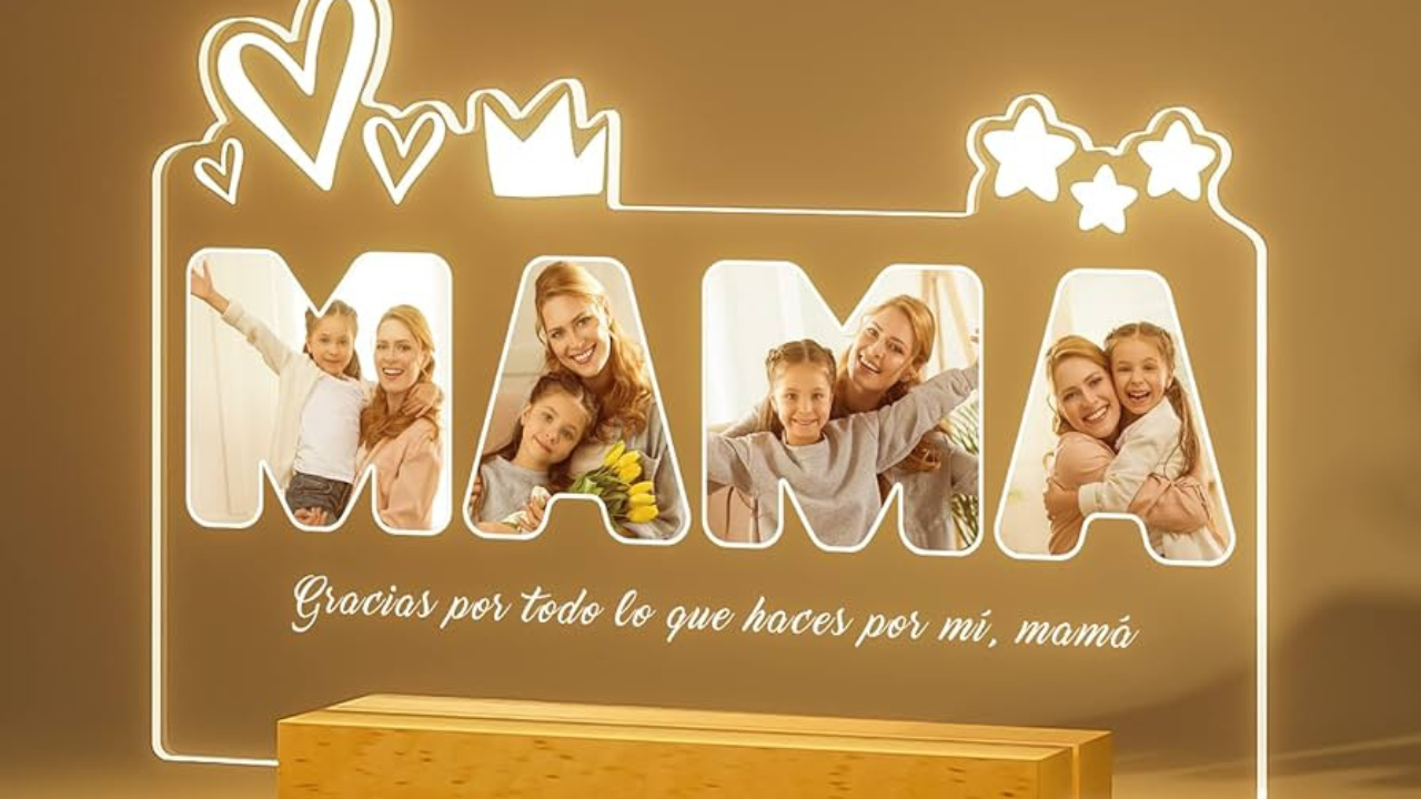 lampara con luz led