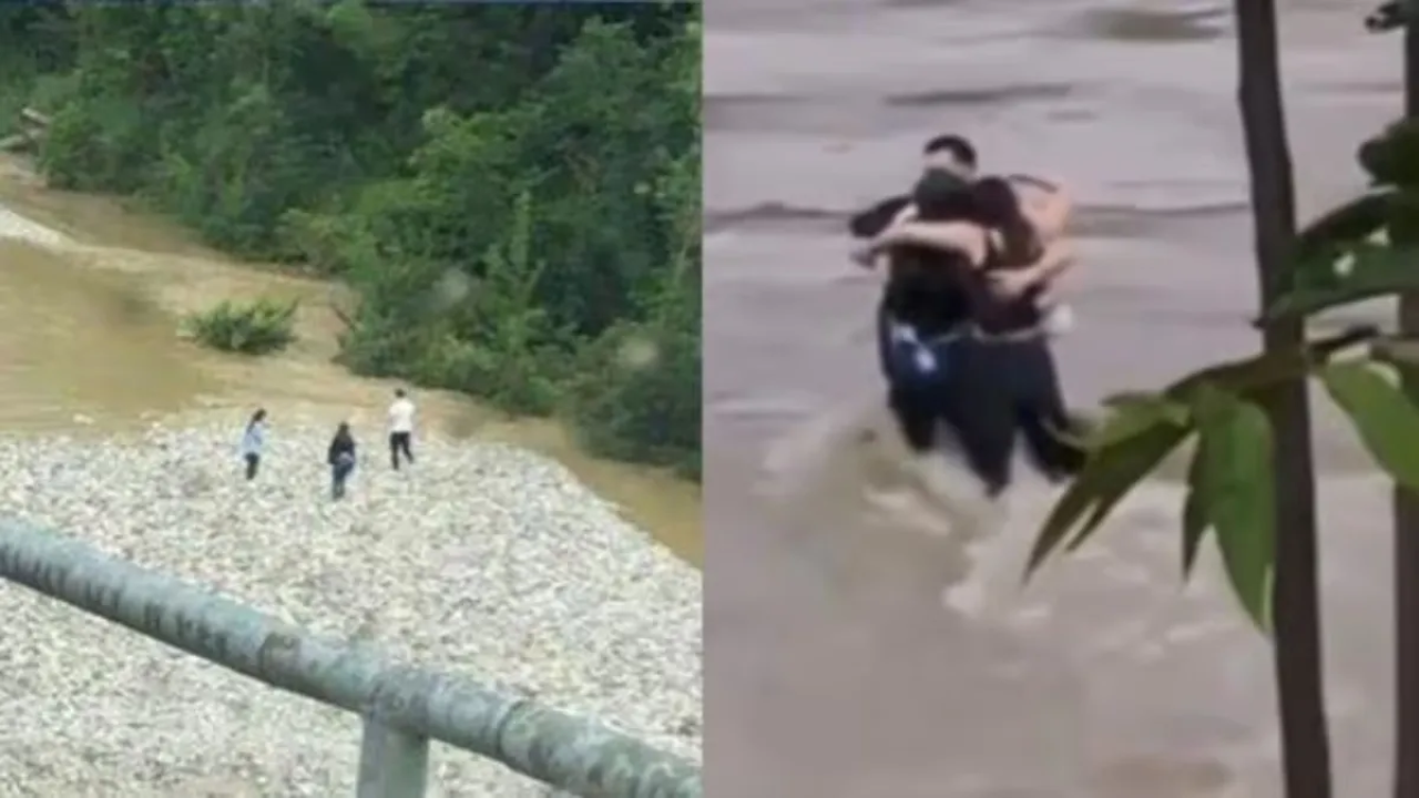 Imagen Principal de Nota: 3 amigos se abrazan en el río de Italia,antes de ser arrastrados por la corriente de agua VIDEO