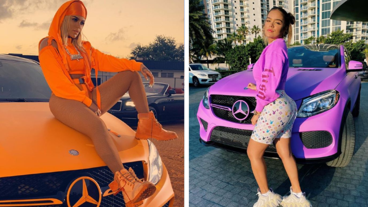 Imagen de Carro de Karol G fue visto en Miami ¿En cuánto está valorado?