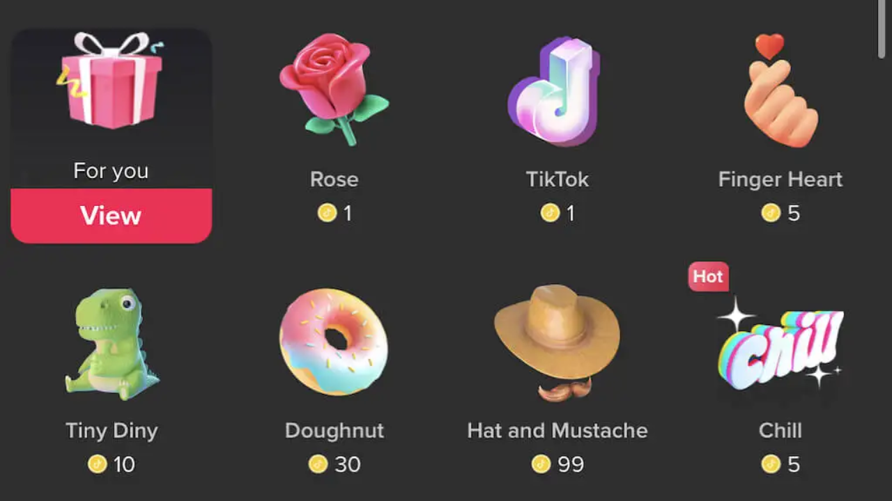 regalos de TikTok