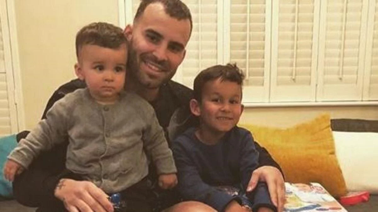 Jesé junto a sus hijos mayores
