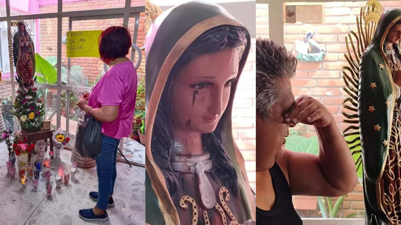 Imagen Principal de Nota: Virgencita llora sangre, Los habitantes de Morelia, México, lo denominan "un milagro"