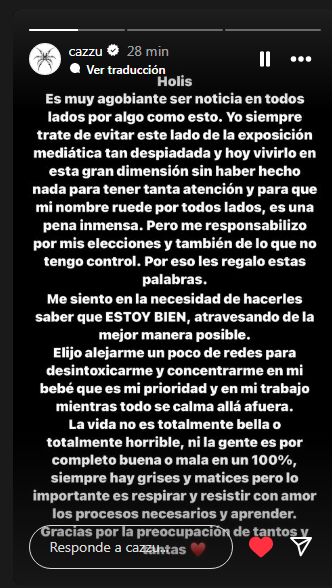 Cazzu rompe el silencio tras la ruptura con Nodal