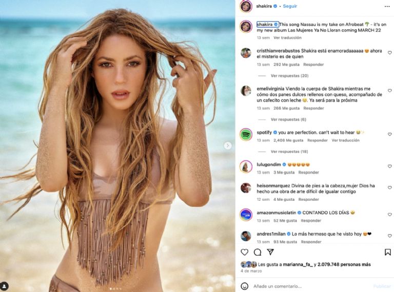 Yolanda Saldivar desea trabajar con Shakira tras salir de prisión. Foto: IG @shakira