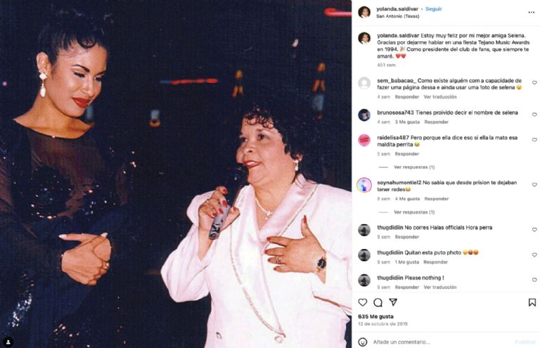 Papá de Selena lanza advertencia sobre la liberación de Yolanda Saldívar