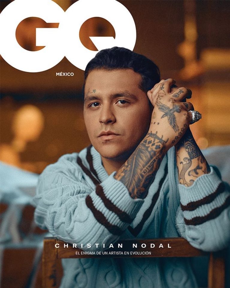 Nodal es la portada de la revista GQ México. Foto: GQ México