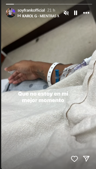 Frank Almendarez pide oraciones por su salud