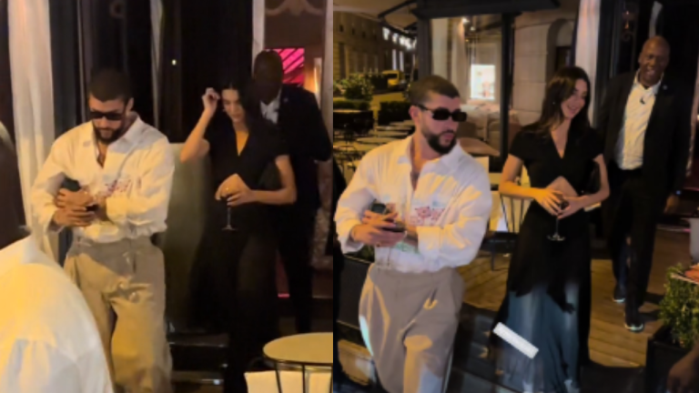 Imagen Principal de Nota: Bad Bunny y Kendall Jenner juntos en la Semana de la moda en París