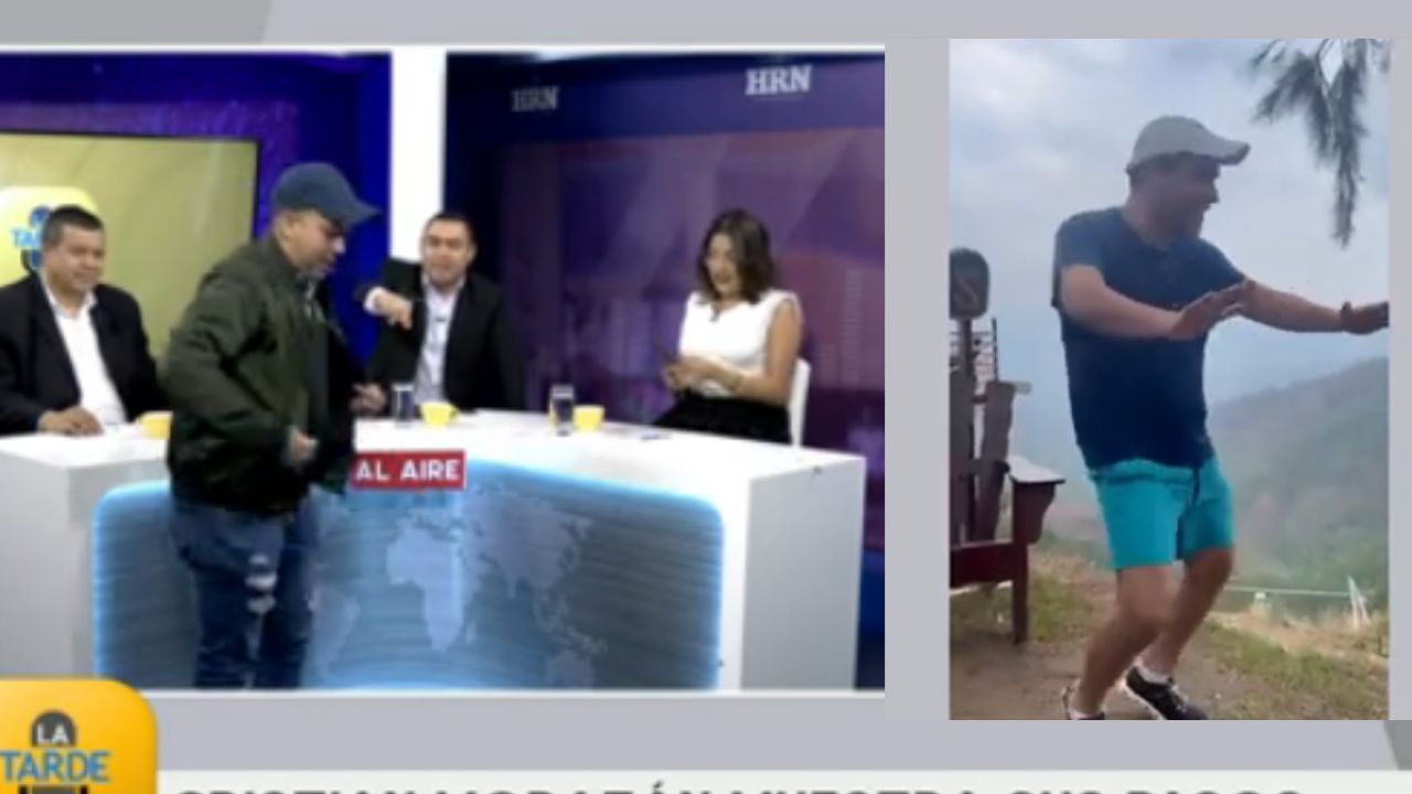 Imagen de Cristian Morazán muestra sus pasos prohibidos bailando punta