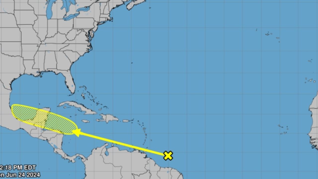 Imagen de Tormenta tropical Beryl se forma en el Atlántico: ¿Podría afectar a Honduras?
