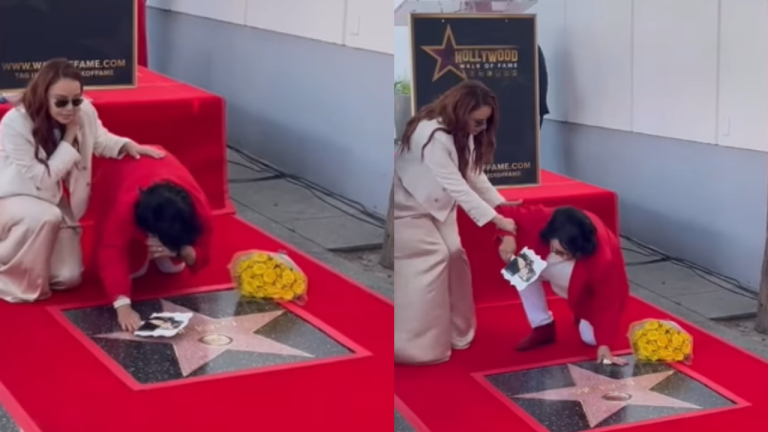 Imagen Principal de Nota: Madre de Jenni Rivera llora al recibir la estrella de su hija