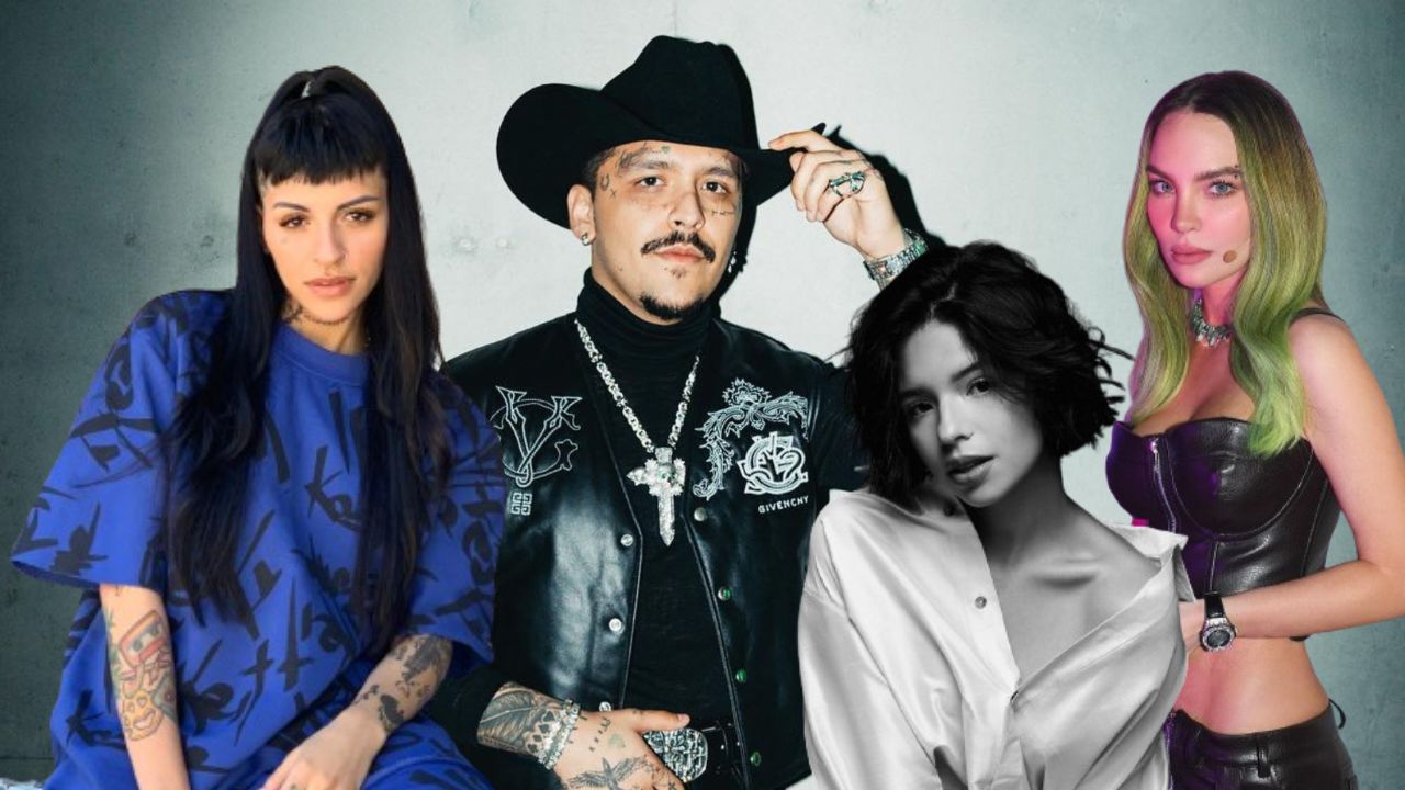 Imagen de Canciones de Nodal inspiradas por Belinda, Cazzu y Ángela Aguilar