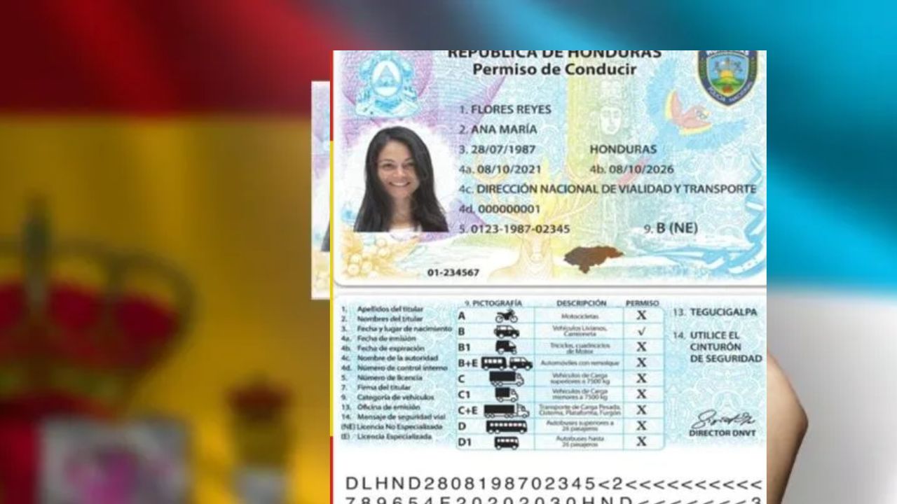 Imagen Principal de Nota: Renovación de licencia de conducir para hondureños en España