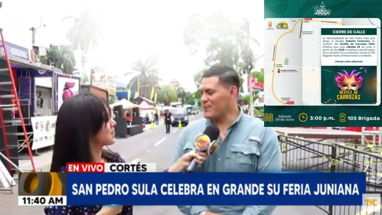Imagen Principal de Nota: Calles cerradas por desfile de carrozas en San Pedro Sula