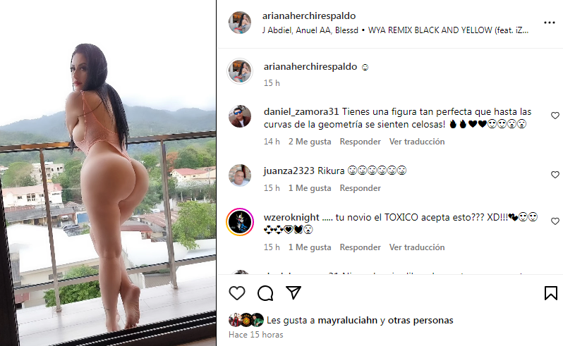 Ariana Herchi sube la temperatura