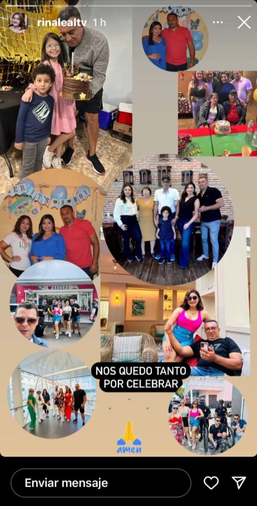 Rina Leal se despide de su hermano Edwid Alexis