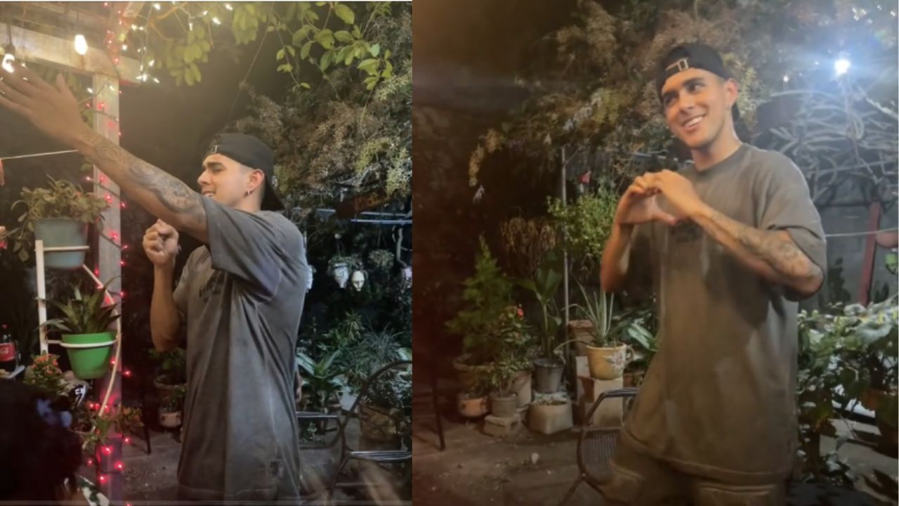 Imagen de Hasta con coreografía, Luis Palma saca sus mejores pasos al ritmo de "La Gran Banda"