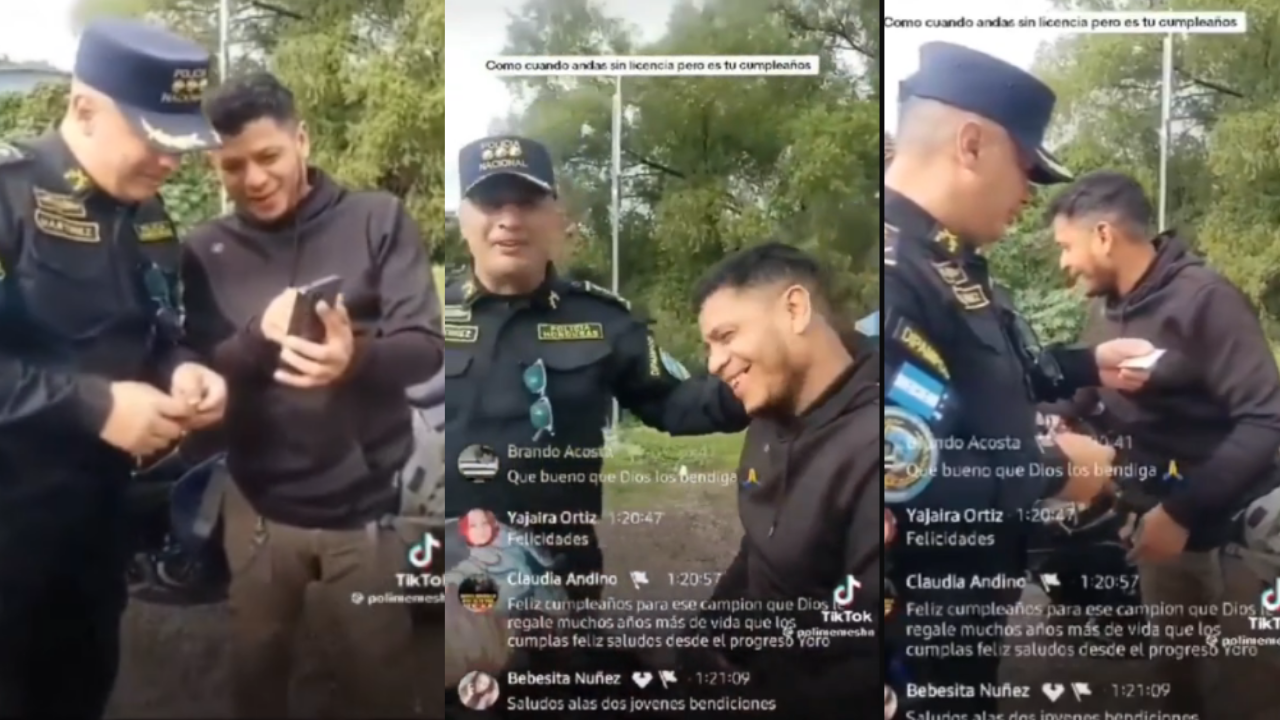 Imagen Principal de Nota: Hondureño se salva de decomiso de su moto por estar de cumpleaños