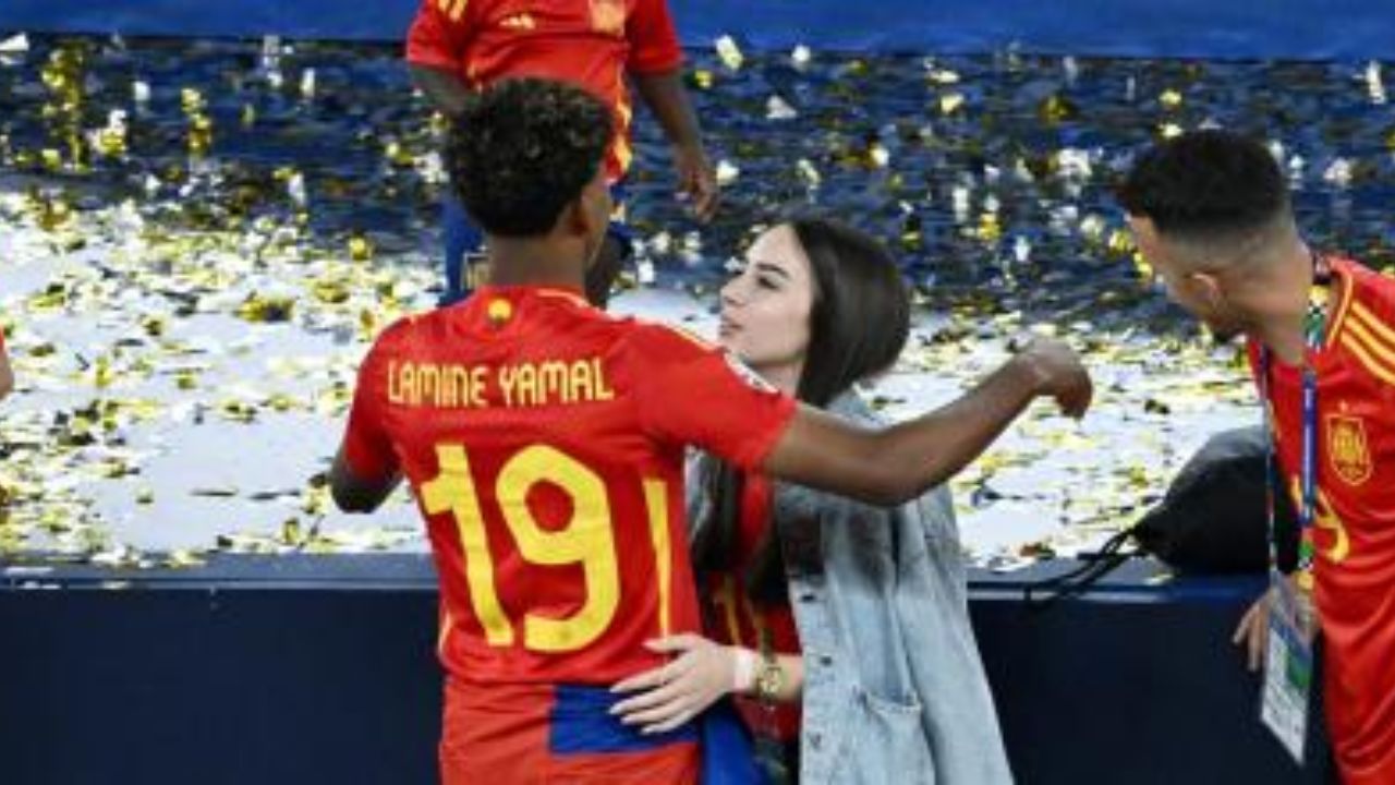 Imagen de Lamine Yamal y su novia Alex Padilla ¿A qué se dedica? ¿Tienen hijos?