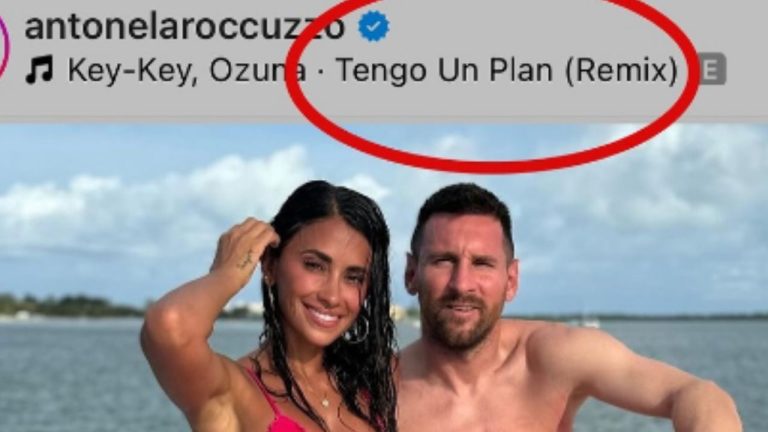 Imagen Principal de Nota: Antonela Roccuzzo junto a Messi paraliza las redes con un bikinazo a ritmo de 'Tengo un Plan'